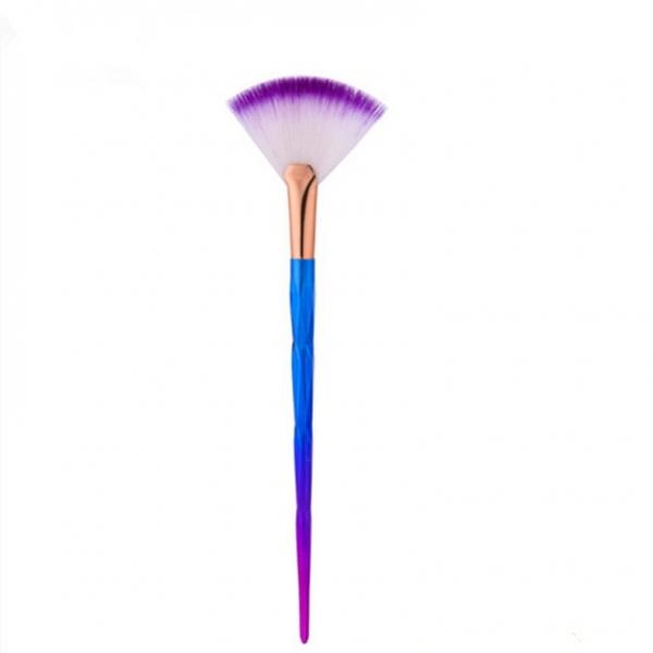 Women's Cosmetic Makeup Brush Professional Blush Powder Sector Foundation Fan Brushes