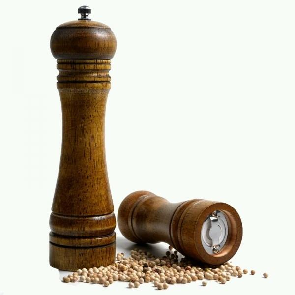 Wooden Oak Pepper Mill Grinder Kitchen Accessories Random Color