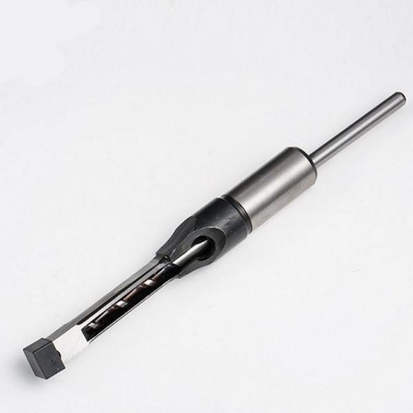 Woodworking Square Hole Saw Drill Bit Square Mortising Chisel Drill Bit - 1/4(6mm)