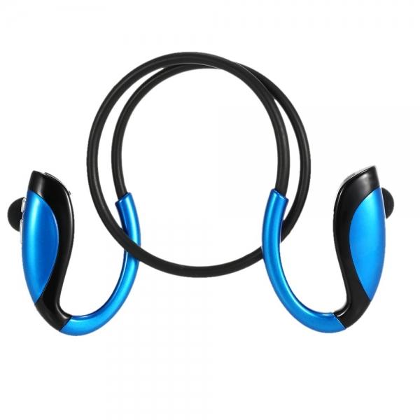 X26 Wireless Stereo Bluetooth Headphone In-ear Sports Music Headset w/ Mic Blue
