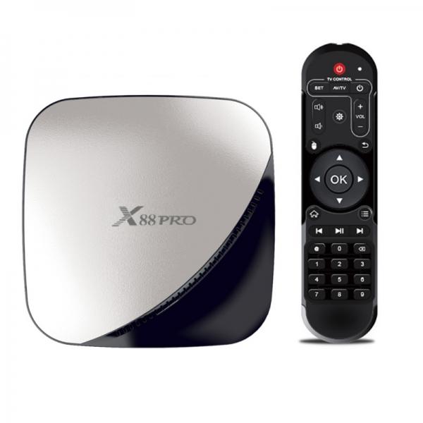 X88 PRO Android 9.0 TV BOX 4K HD Wifi 4GB + 32GB Multimedia Player - US Plug With i8 Wireless Keyboard