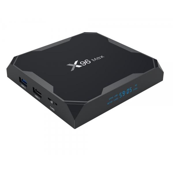 X96 Max TV BOX Android 8.1 Amlogic S905X2 Quad Core 4GB 32GB Smart Media Players - US Plug
