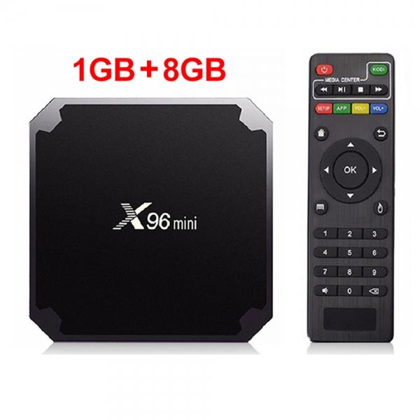 X96 Mini Android 7.1 TV BOX 1GB 8GB Amlogic S905W Quad Core 2.4GHz WiFi MultiMedia Players - US Plug
