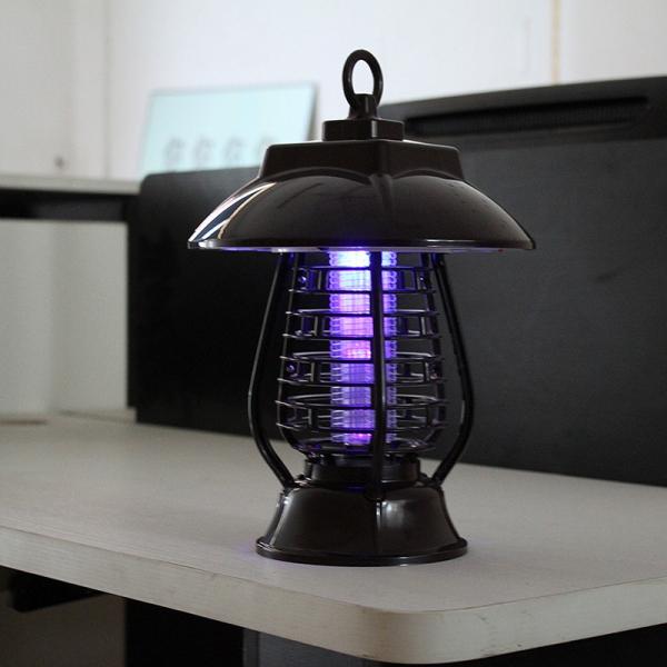 YF-159 Household Solar Power Outdoor Mosquito Killer Lamp Black