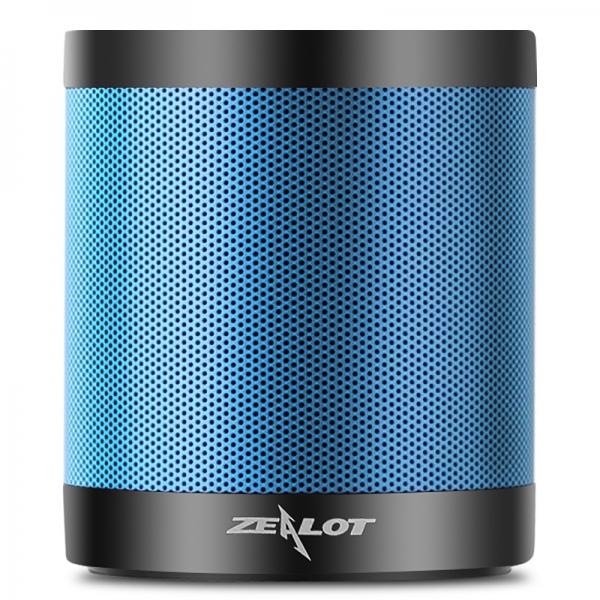 ZEALOT S5 2000mAh Outdoor Portable TF Card AUX FM Radio Flash Disk Wireless Bluetooth 4.0 Speaker Blue
