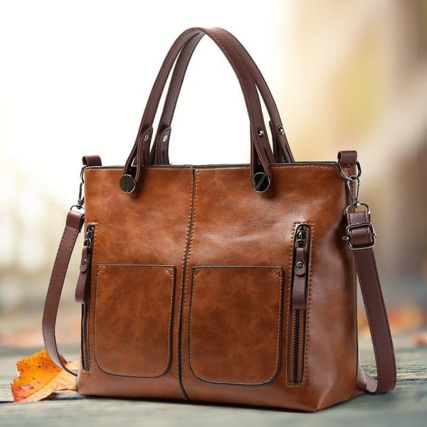 Women Vintage Leather Shoulder Bag