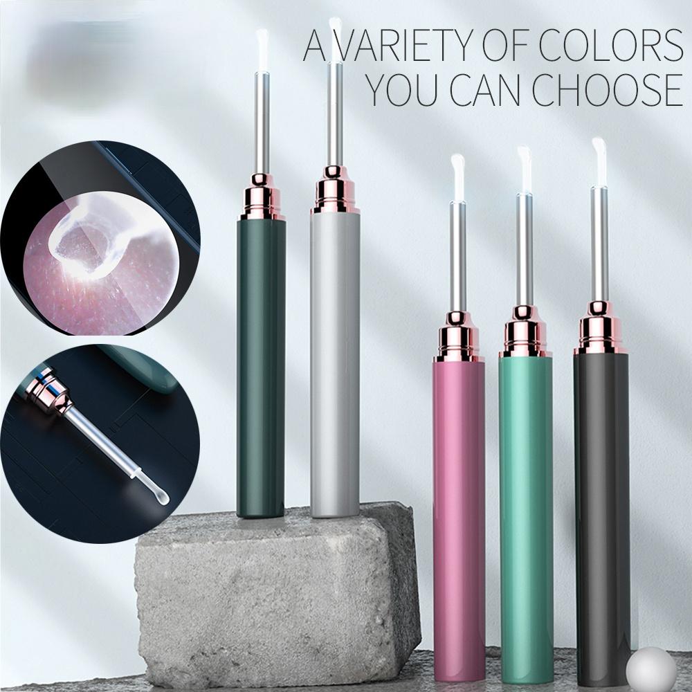 High Definition Camera Visual Otoscope Ear Stick In Ear Cleaning Endoscope Wireless WiFi Ear Pick Otoscope Camera USB Recharge Smart Visual Earstick Borescope