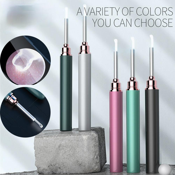 High Definition Camera Visual Otoscope Ear Stick In Ear Cleaning Endoscope Wireless WiFi Ear Pick Otoscope Camera USB Recharge Smart Visual Earstick Borescope