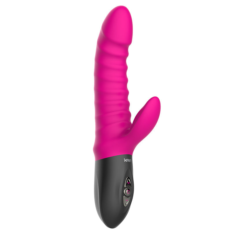 Leten® 3 Speed 7 Frequency Smart Heating Dual Motor Strong Vibrating Massager Rabbit Vibrator Sex Toys for Women