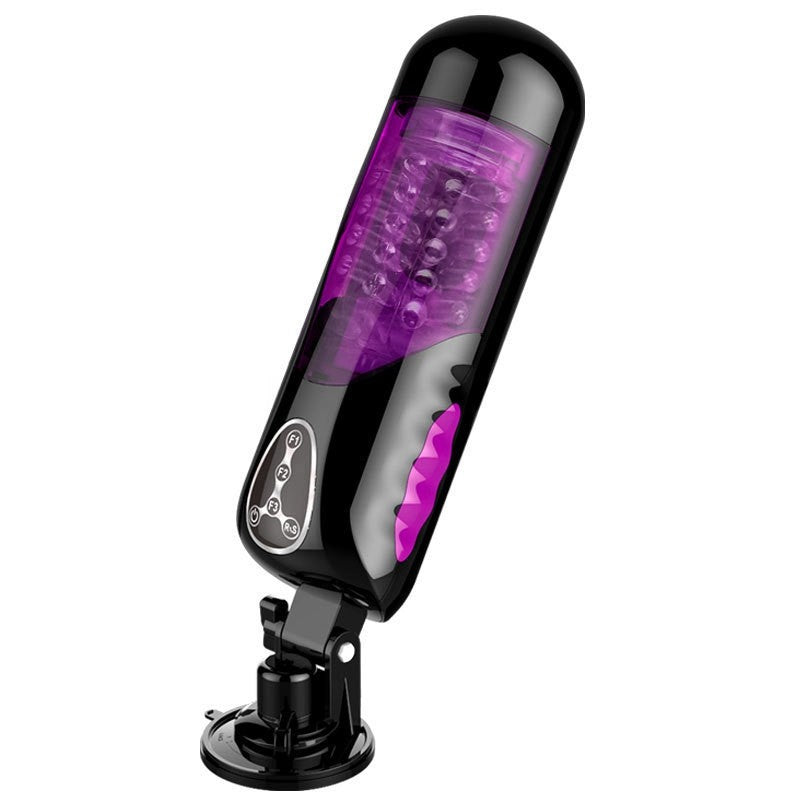 EASY.LOVE.L Hands Free Electric Piston Male Masturbator Rotation Telescopic Smart Girl Sexy Moans Sex Toys for Men