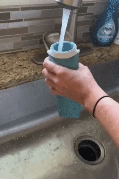 600ml Reusable Silicone Folding Cup