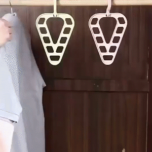 3PCS Multi functional Triangular 9 Hole Hanger