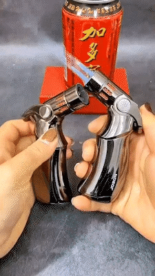 Windproof Straight Torch Blue Flame Lighter BBQ Cigar Ignition Welding Lighter