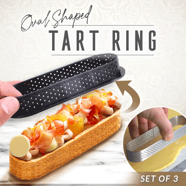 5PCS Oval Shaped Tart Ring
