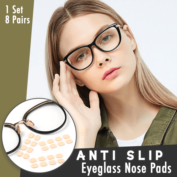 8 Pair/set Thickn Anti-Slip Soft Eyeglass Nose Pad Self Adhesive Glasses Sunglasses No Indentation Nosepads