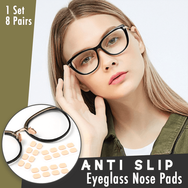 8 Pair/set Thickn Anti-Slip Soft Eyeglass Nose Pad Self Adhesive Glasses Sunglasses No Indentation Nosepads