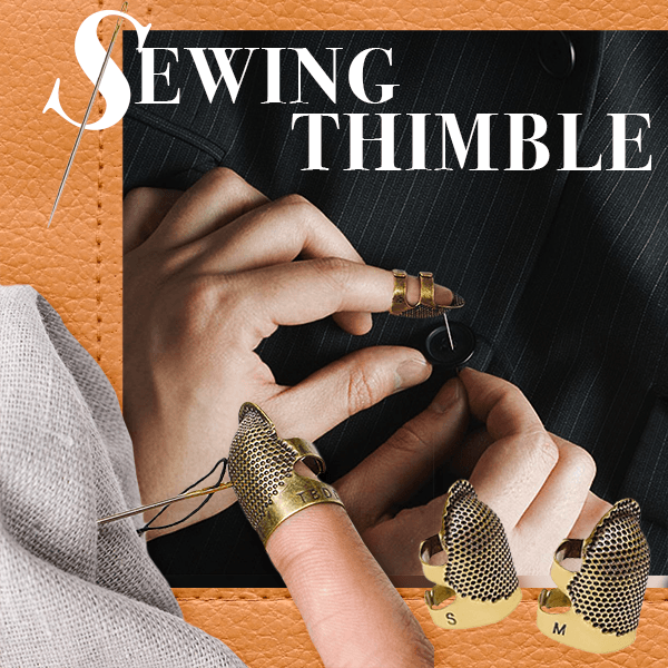 2Pcs Antique Metal Finger Protector Sewing Accessories Antique Metal Finger Protector Thimble Ring Handworking Accessories