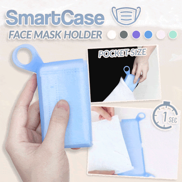 2Pcs Portable Mask Storage Box Reusable Silicone Pouch Disposable Mask Case Dustproof Moisture-proof Silicone Bag Mask Organizer