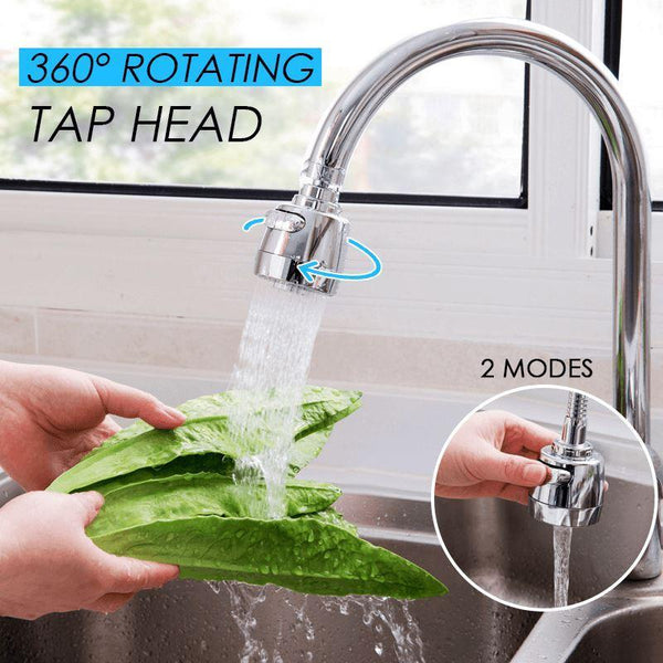New Flexible Tap Faucet Extender Stainless Steel 360 Rotating Aerator Faucet Filter Adapter Spray Head Kitchen Bath Accessories