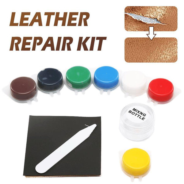Car Sofas Leather Vinyl Repair Tool DIY Kit No Heat Liquid Car Seat Hole Rips Burns