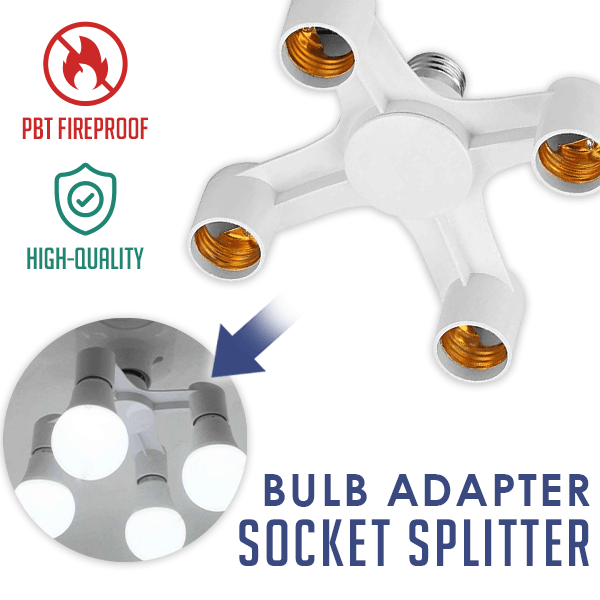 LED Bulb Lamp Holder 4 in 1 / 6 in 1 E27 to E27 Base Socket Splitter LED Lamp Socket Light Bulb Adapter Holder