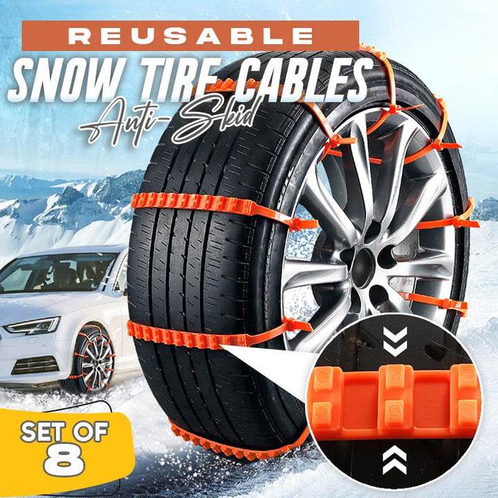8/16/32PCS Universal Anti-skid Tire Wheel Snow Chains for Cars No damage to Wheel Hub