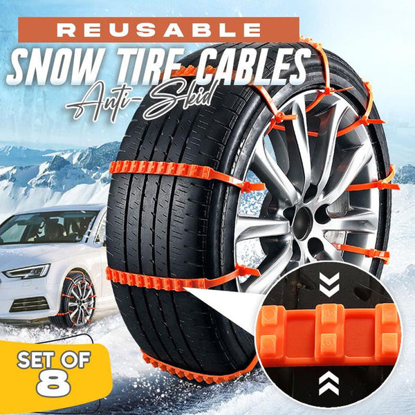 8/16/32PCS Universal Anti-skid Tire Wheel Snow Chains for Cars No damage to Wheel Hub