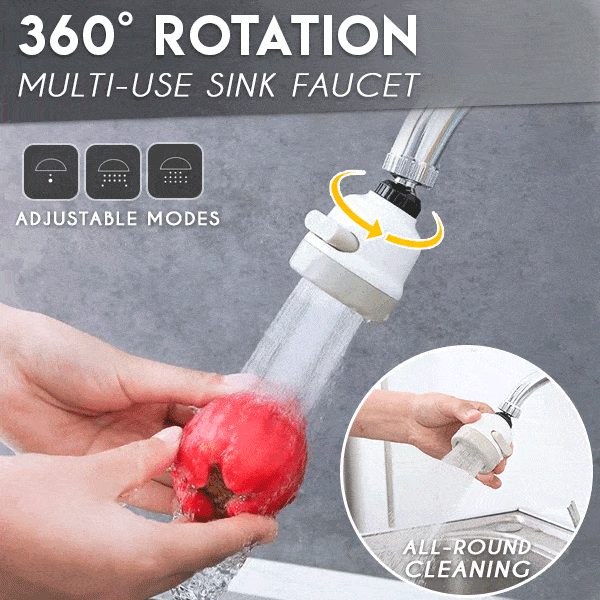 Kitchen 360-Degree Rotating Splash-proof Faucet Kitchen Faucet Water Bubbler Saving Tap Aerator Diffuser Faucet Shower Head