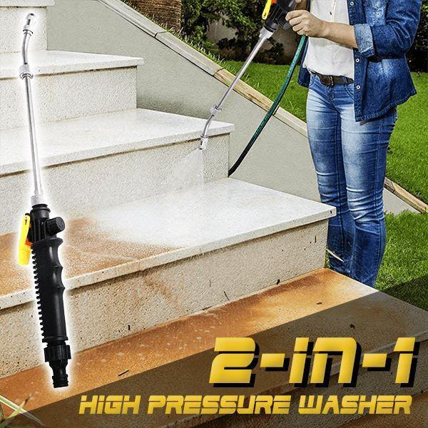 2-IN-1 High Pressure Power Car Water Washer Wand Nozzle Spray FlowControl Pressure Washer Water Gardening Tool And Equipment