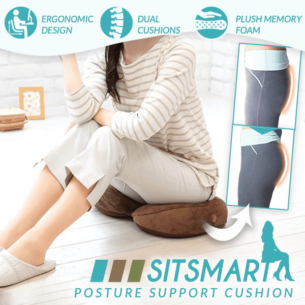 Multifunctional Dual Comfort Memory Foam Hip Lift Car Seat Cushions Posture Correction Shape Buttock Cushion