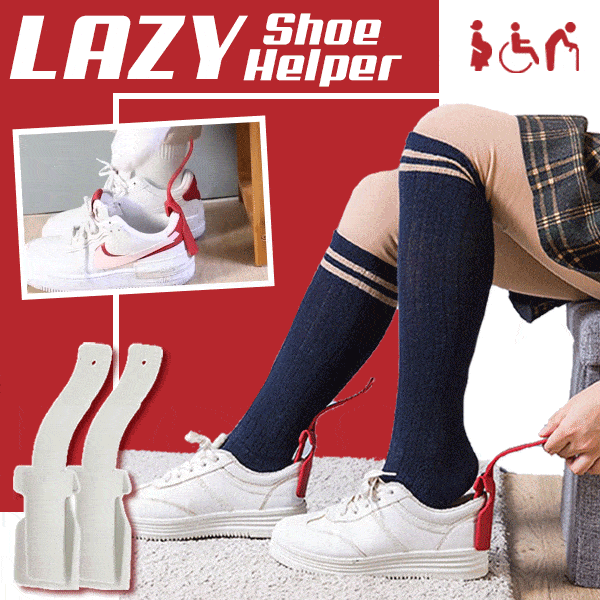 2PCS Lazy Unisex Wear Shoe Horn Helper Shoehorn Shoe Easy on and off Shoe Sturdy Slip Aid