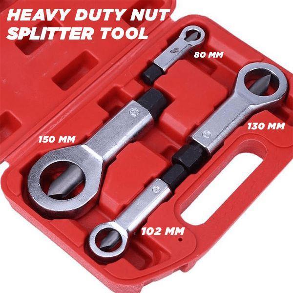 Heavy Duty Nut Splitter Tool Rusty Nut Splitter Remove Spanner Heavy Duty Rust Resistant Damaged Cutter Tool