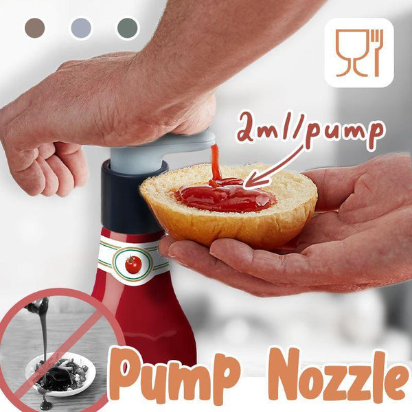 Oyster Sauce Squeezer Kitchen Seasoning Bottle Nozzle Pump Head Oil Pot Universal Press Shampoo Gadgets Home Accessories