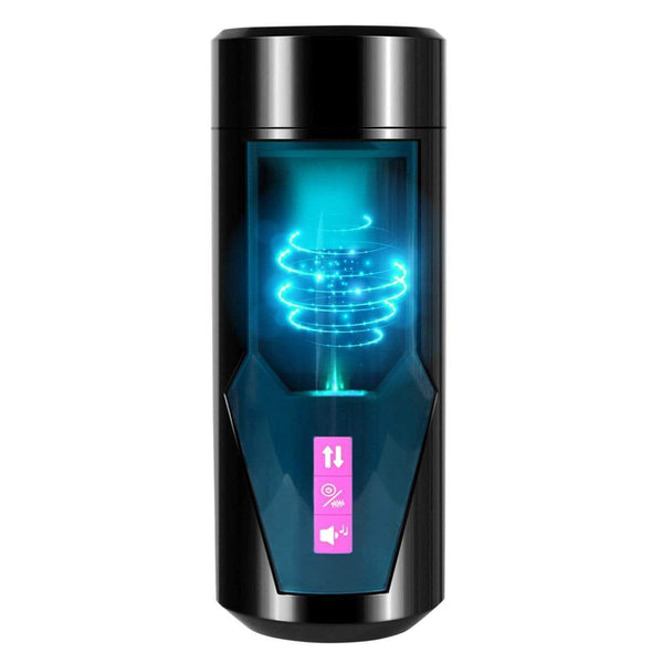 Male Masturbator Sex Telescopic Vibrating Aircraft Cup Erotic Machine  Sex Toys for Men