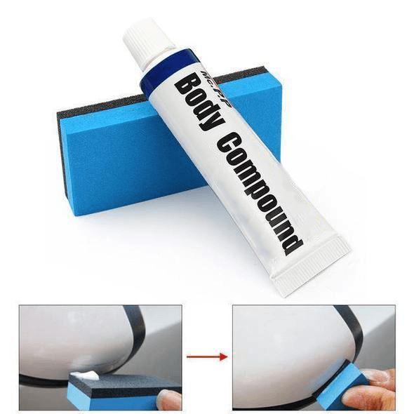 Car Body Compound Scratch Repair Wax Paint Car Scratch Abrasives Scar Remover Paste With Sponge Brush