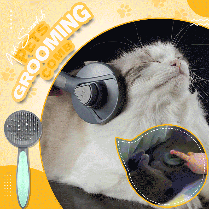 Stainless steel needle comb pet comb to remove floating hair cat and dog comfortable brush