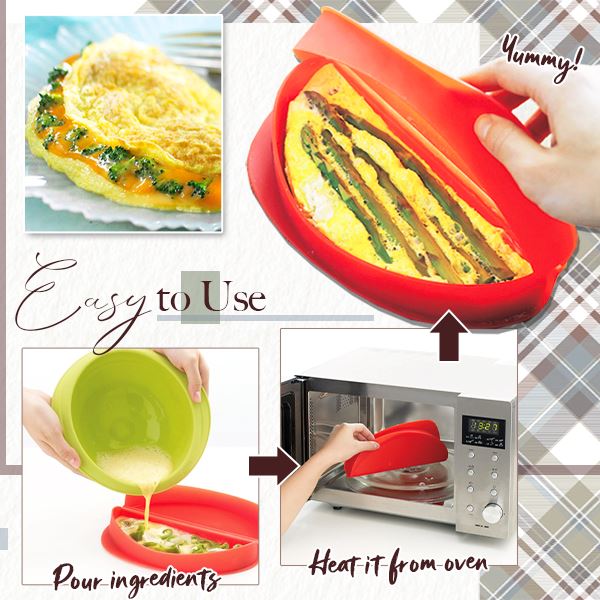 Lazy people make exquisite omelet artifact microwave omelet machine