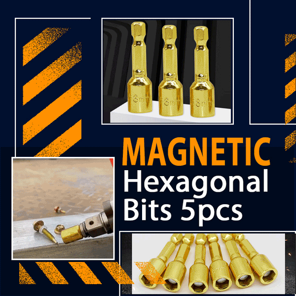5PCS Magnetic Hexagonal Bits