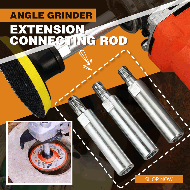 Angle Grinder Extension Connecting Rod Thread Adapter Angle Grinder with Nuts for Rotary Polishing Pad Grinding Connection Accessories