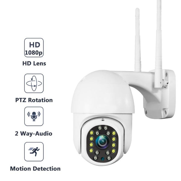 1080P Outdoor Wifi PTZ IP Camera 2MP Speed Dome Ip Camera Outdoor Security Waterproof CCTV Camera Camhi Pro App
