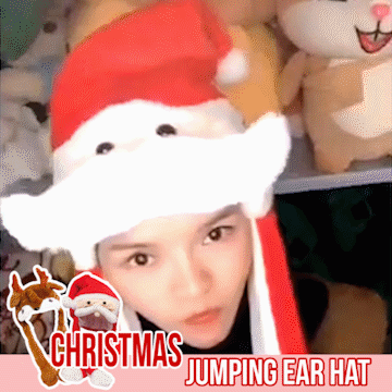 Christmas Jumping Ears Hat
