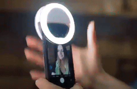 Phone fill light makeup mirror selfie beauty fill light adjustable lighting artifact  One-Clip Rechargeable Selfie Ring