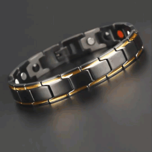 Health Magnetic Titanium Bracelet Male Stainless Steel Wrist Band Magnetic Bracelet Men Hand Chain Energy Bracelets Therapeutic Energy Healing Bracelet