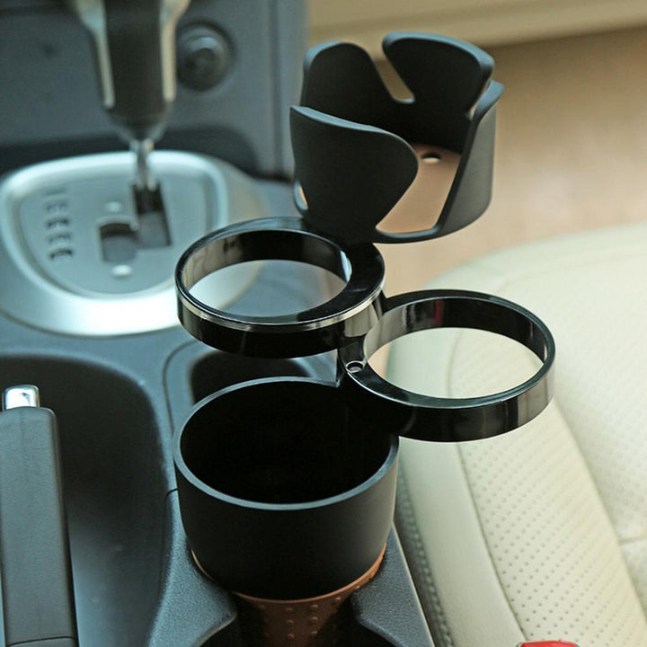 Car storage cup holder multi-function rotating rack