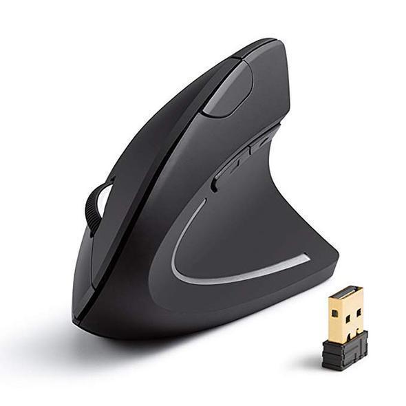 Wireless Mouse Vertical Gaming Mouse USB Computer Mice Ergonomic Desktop Upright Mouse 1600DPI for PC Laptop Office Home