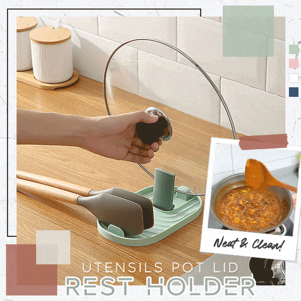 Utensils Pot Lid Rest Holder