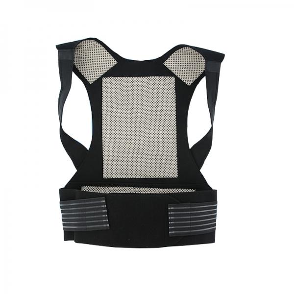 Self-Heating Magnetic Therapy Belt Waist Support Knee Pad Shoulders Sweater Vest Waistcoat Warm Back Pain Treatment Health Care - L