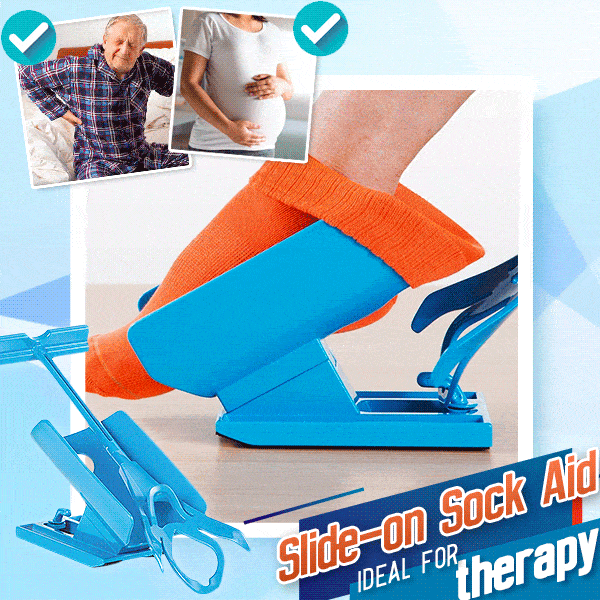 Slide-on Sock Aid Elderly pregnant woman wear socks aid