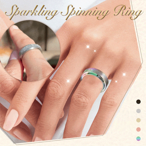 Rotary Decompression Rings Frosted Textured Rings Unisex