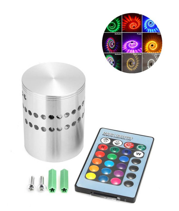 Spiral Wall Lamp 8 Kinds of Light Colors To Choose From